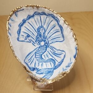 Handcrafted Embellished MERMAID SEASHELL ONE OF A KIND